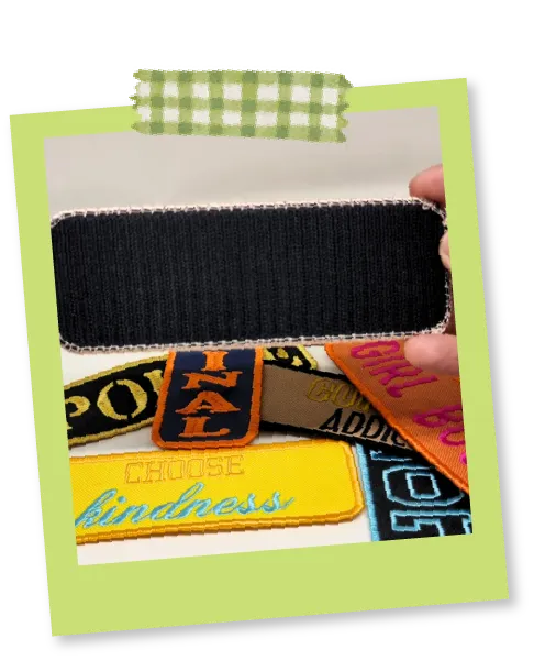 Custom embroidery velcro patch
