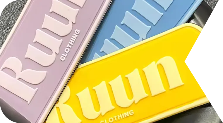 Custom pvc embossed patch