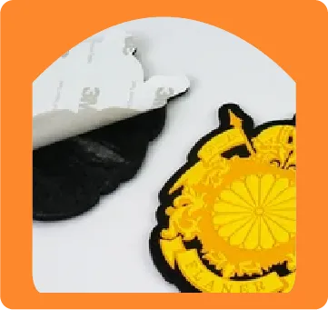 Customized PVC Patch with Adhesive Backing