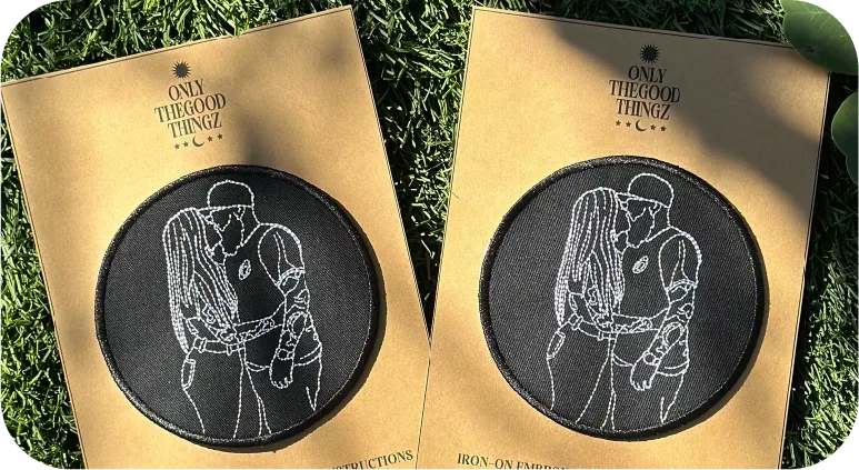 custom made embroidery patches for Gifts