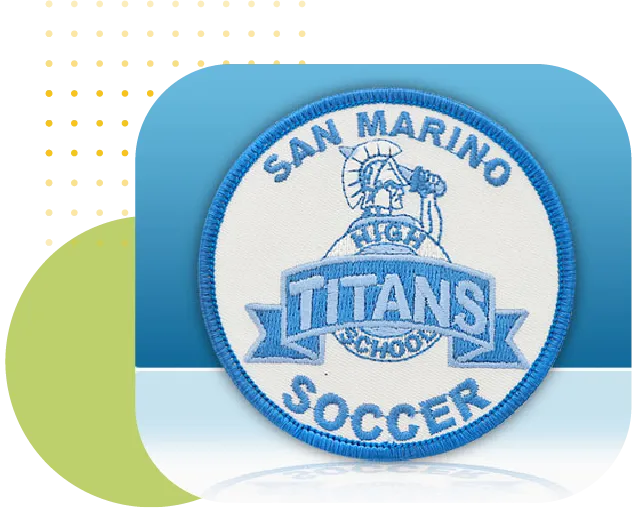 merrowed (stitched) borders