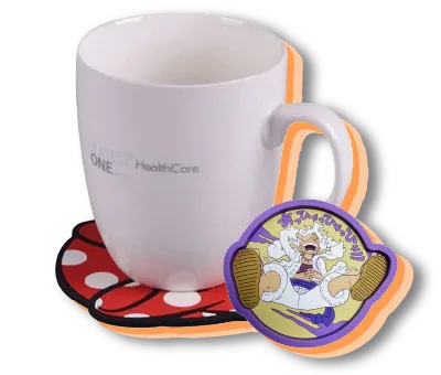 pvc custom patch for Coasters