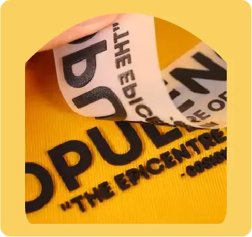 pvc custom patches heat seal