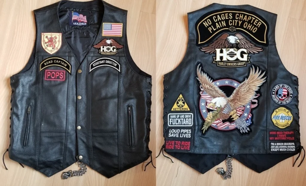 Biker Patch on vests