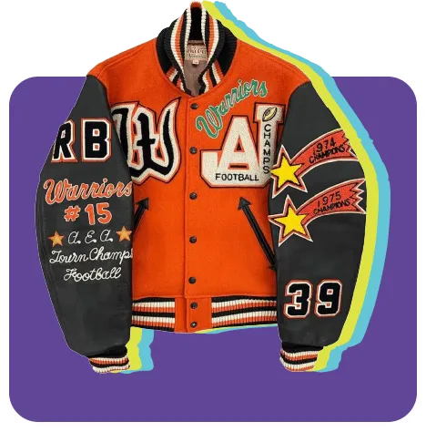 Custom Chenille Letterman Jacket Patches
