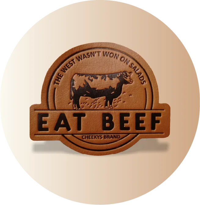 Custom Debossed Leather Patches