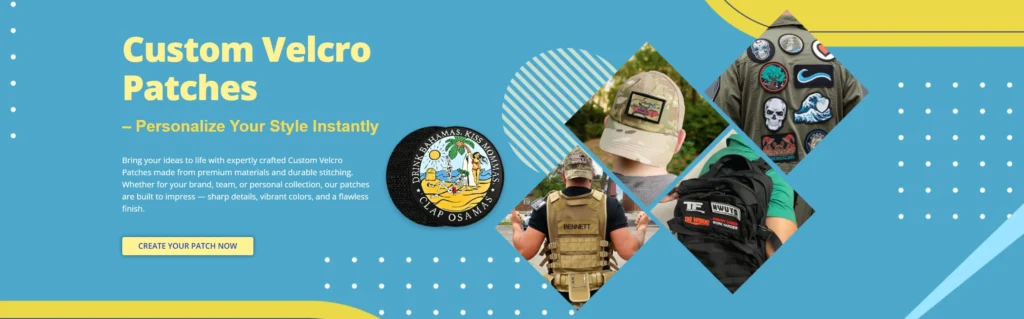 Custom Velcro Patches banner