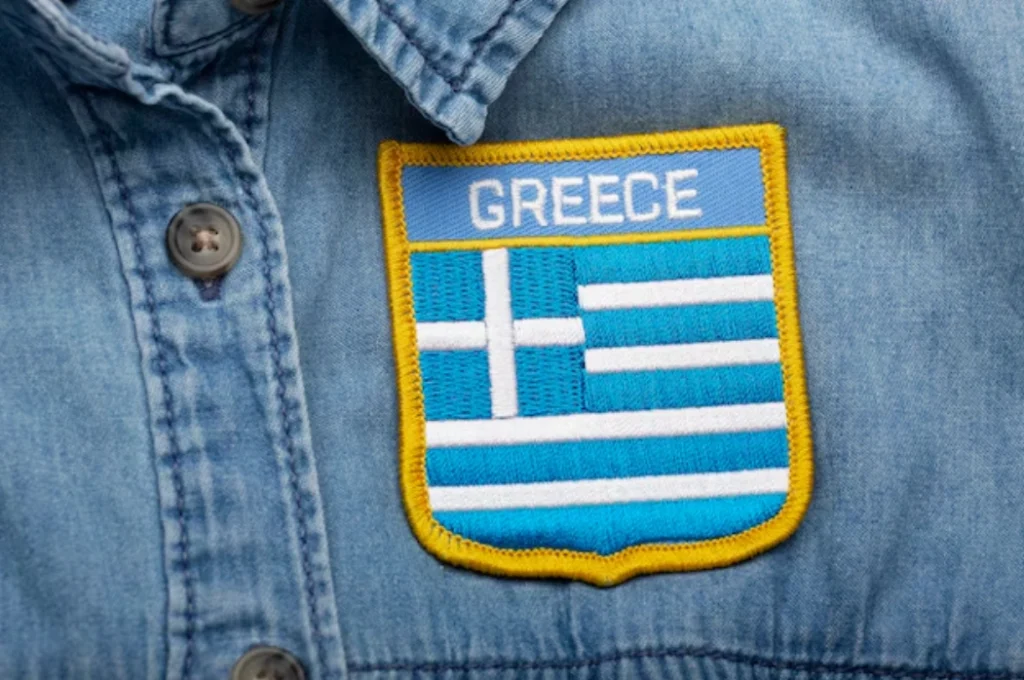 Embroidered Patches on shirt