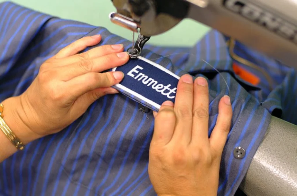 Making patches using a sewing machine