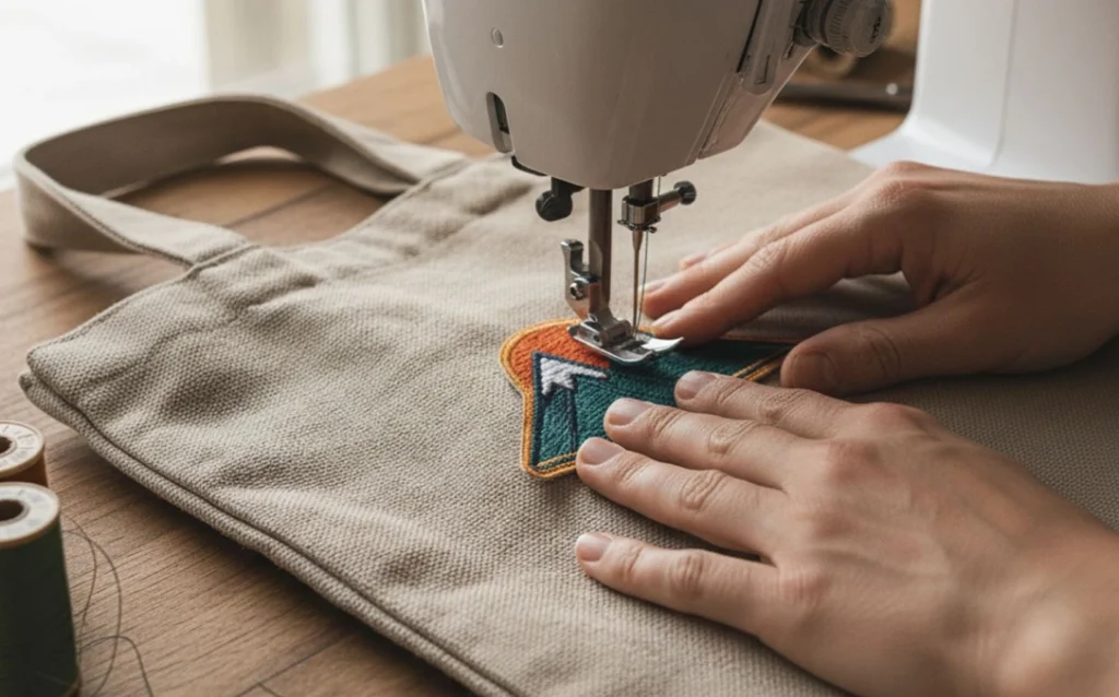 Sew on a Patch with a Sewing Machine