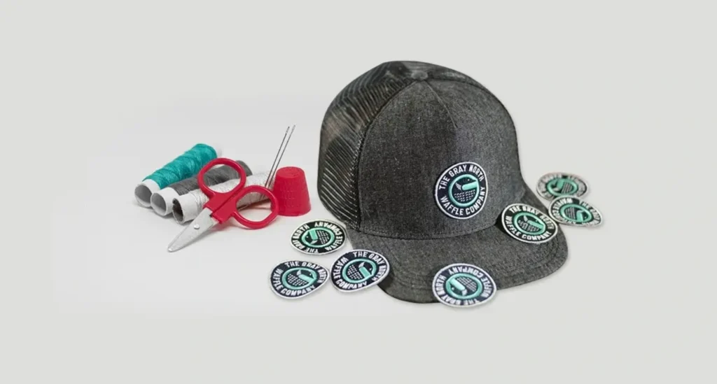 Sewing Leather Patches on Hats