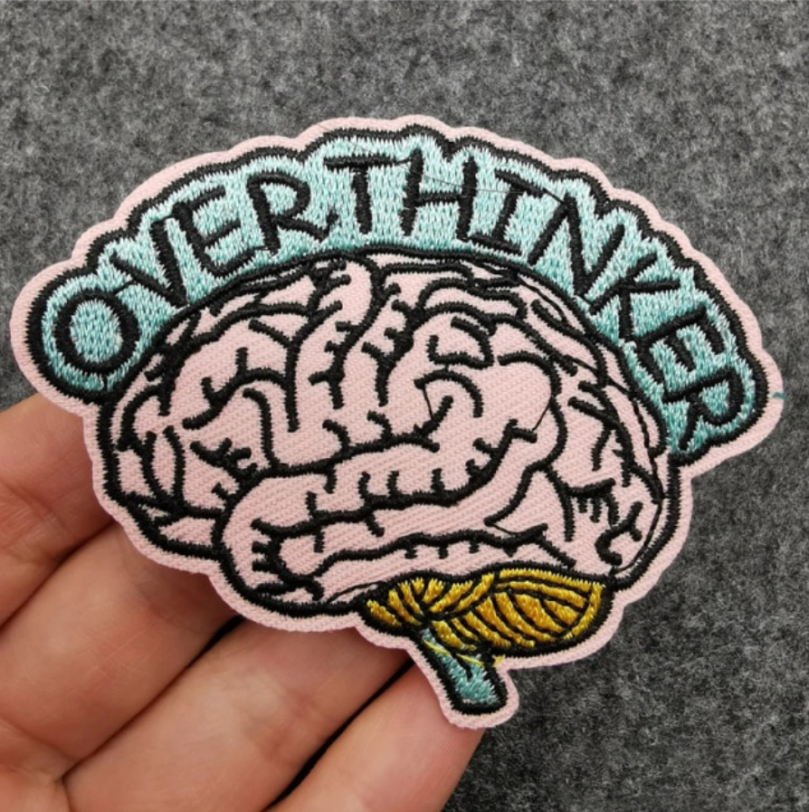 Woven patches on hand