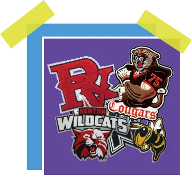 custom logo chenille patches