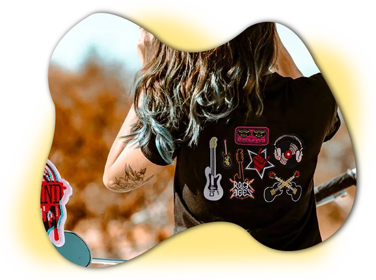 Custom Band Back Patches