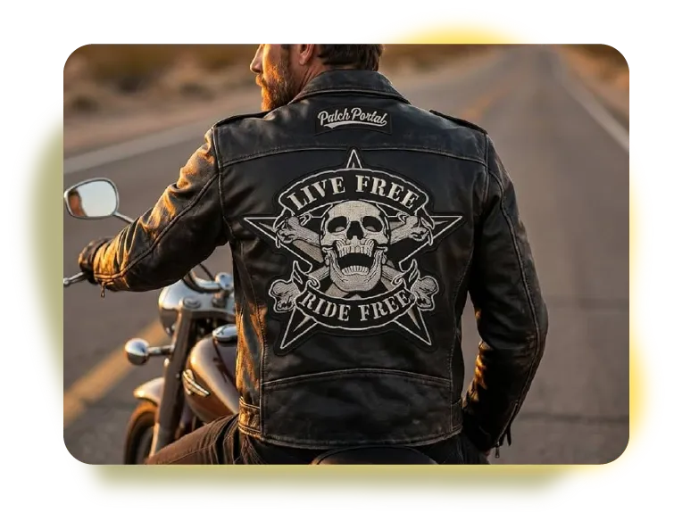 Custom Biker Back Patches