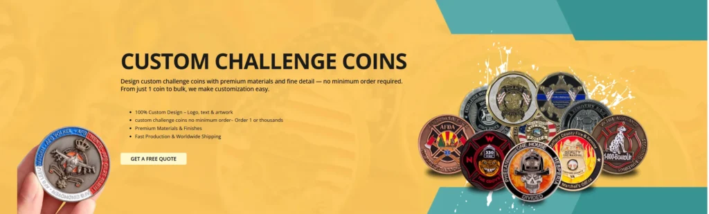 Custom Challenge Coins banner