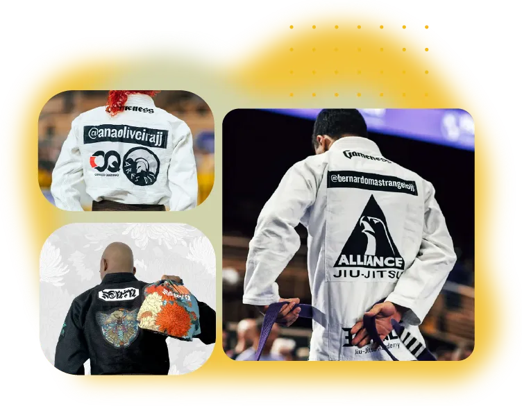 Custom Judo Back Patches