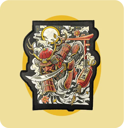 Custom Woven Back Patch