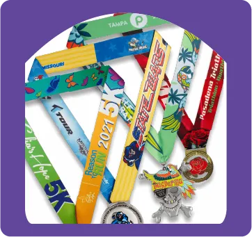 custom medals Ribbon Options