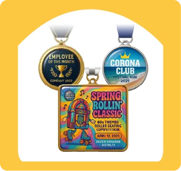 custom medals Size & Shape