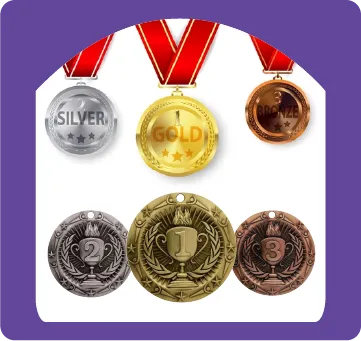custom medals Surface Finishes Quality