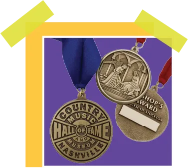 custom brass medals