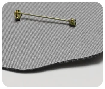 custome patch Safety Pin Backing