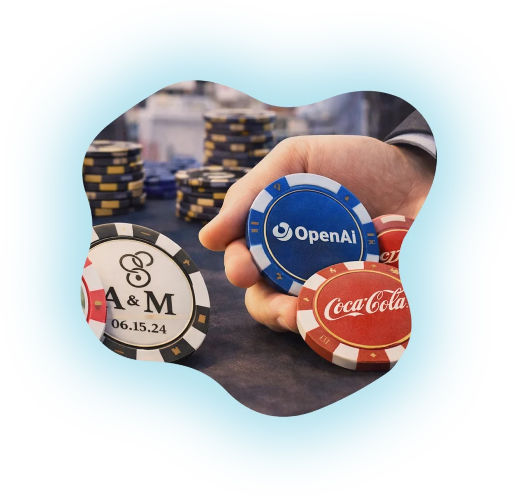 4.custom promotional poker chips&Branded (1)
