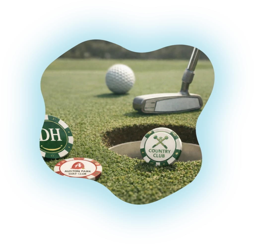 Custom Golf Poker Chips & Ball Markers (1)
