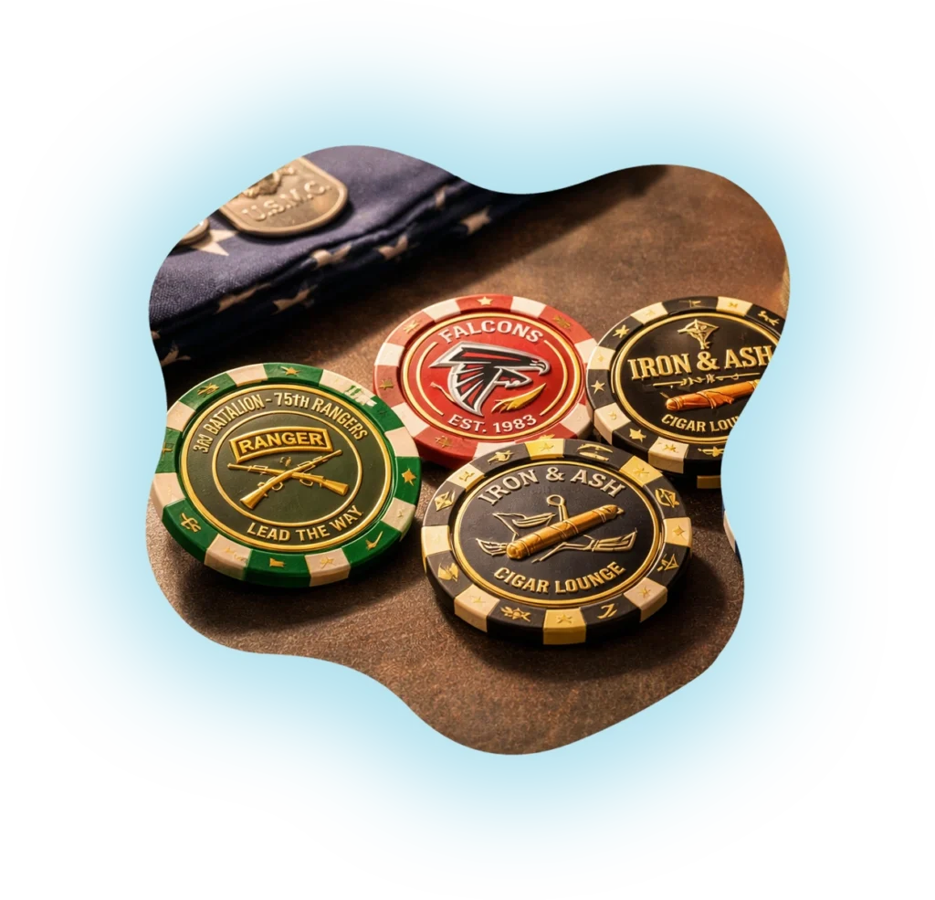 Custom Poker Chip Challenge Coins (1)
