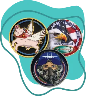 Custom Printed Challenge Coins