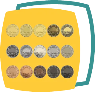 Finishes customized challenge coin