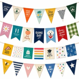 Custom Pennant String Flags (6)