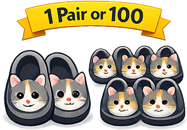 custom slippers no minimum order