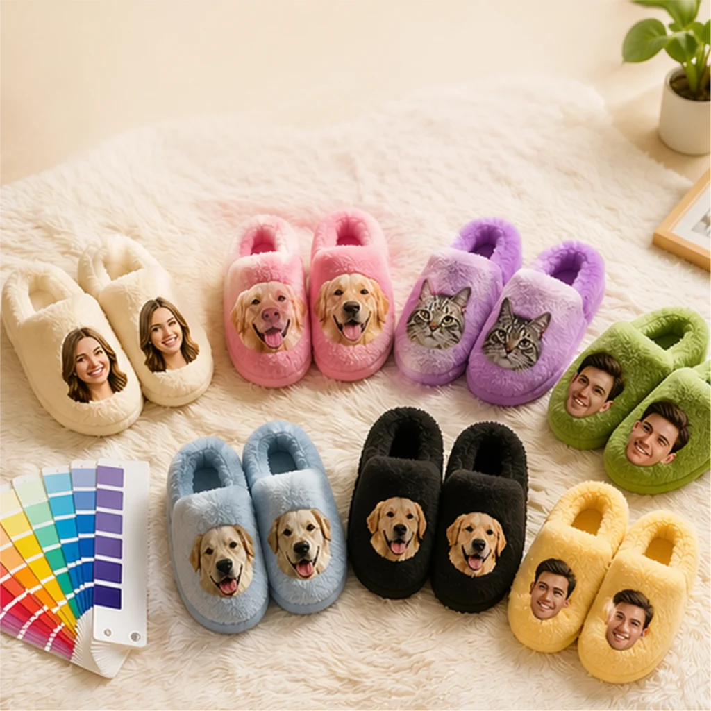 Pick Your Vibe Custom Colorful Slippers