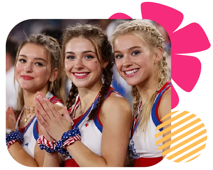 Custom Cheer Scrunchies