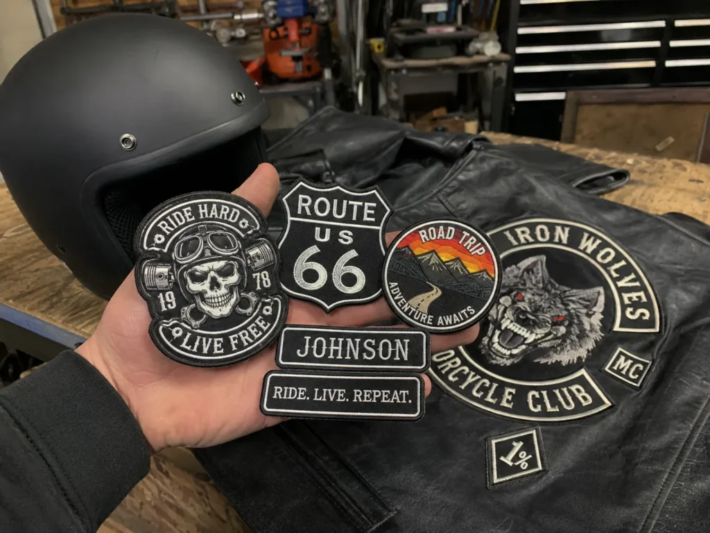 Custom One Back Piece Motorcycle Patch​ customer