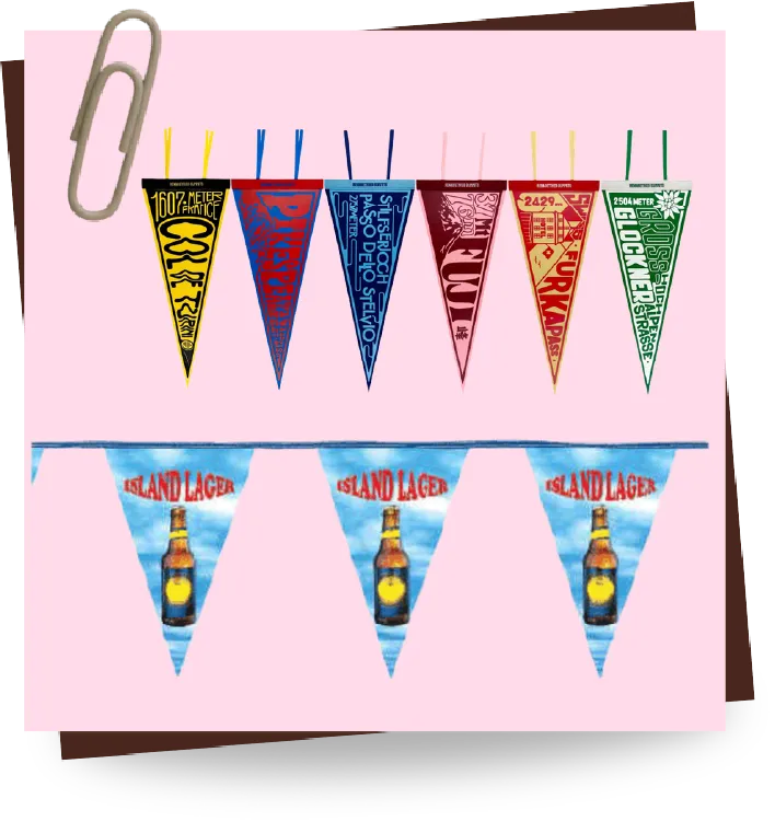 Custom Photo Pennants