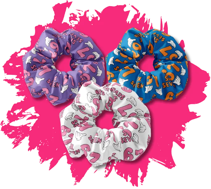 custom hair scrunchies