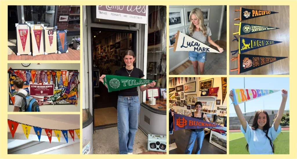 custom made pennants flags in Real Life