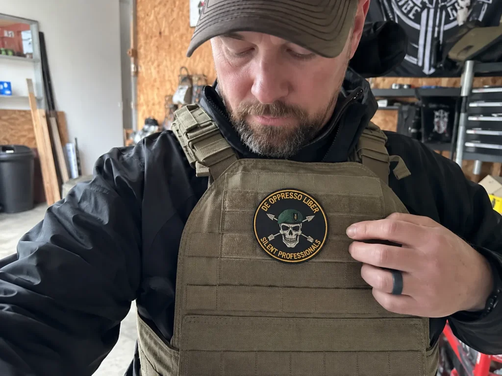 custom military patches customer photo