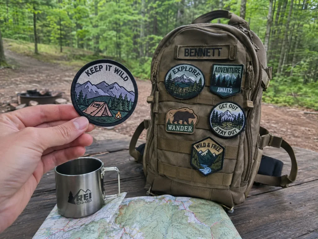 custom patches customer photo