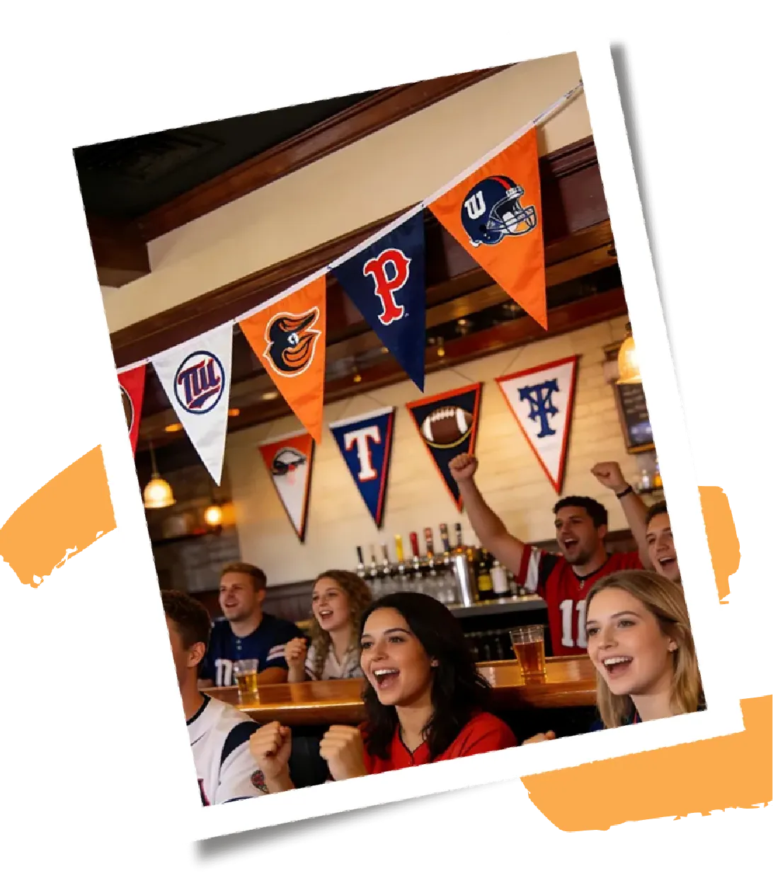 Custom Football Pennants