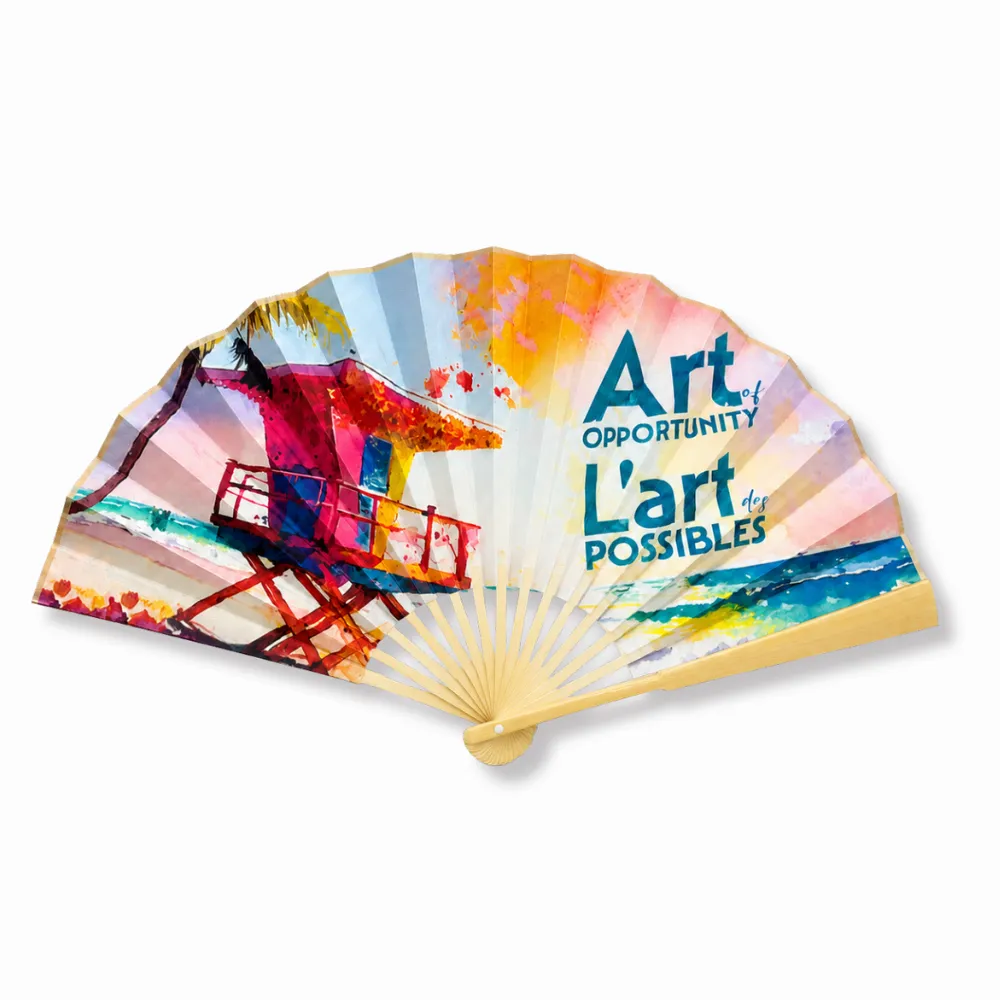 Custom Bamboo Folding Fans-1
