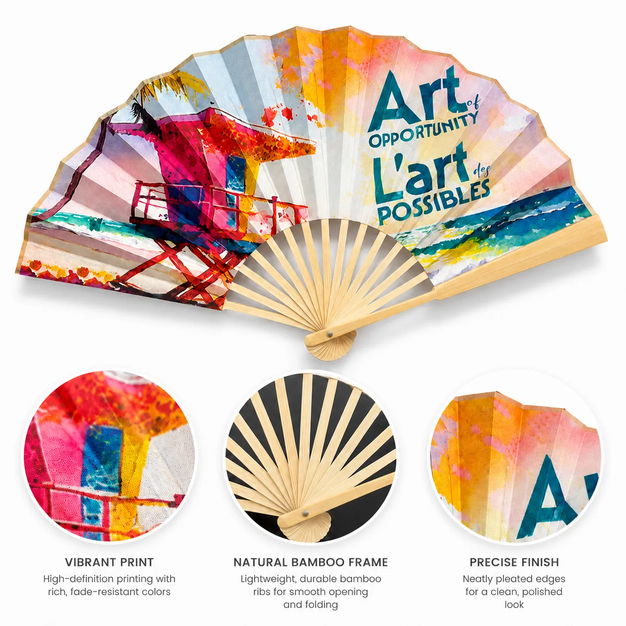 Custom Bamboo Folding Fans-4