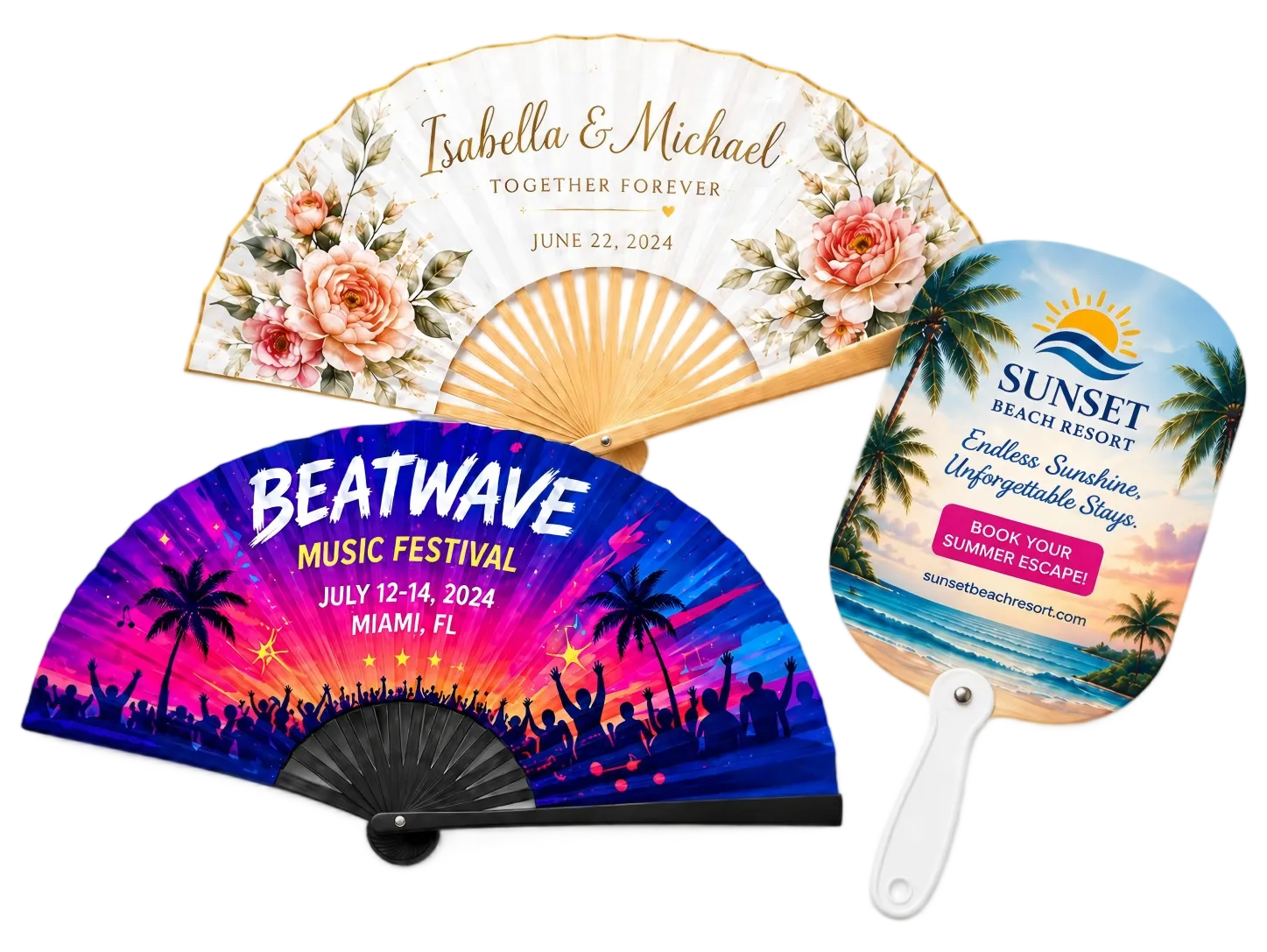 Custom Hand Fans With Logo