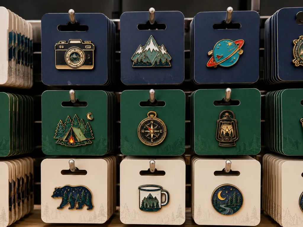 Custom Pins With Retail Packing