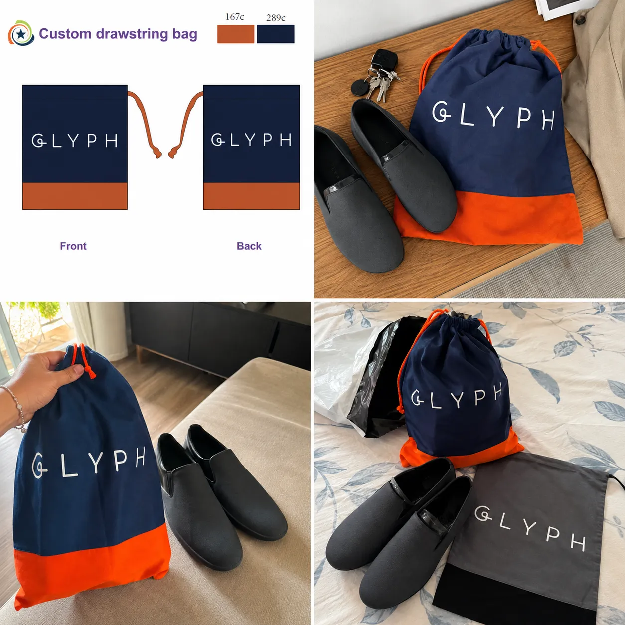 Custom Shoe Bags for Footwear Brands