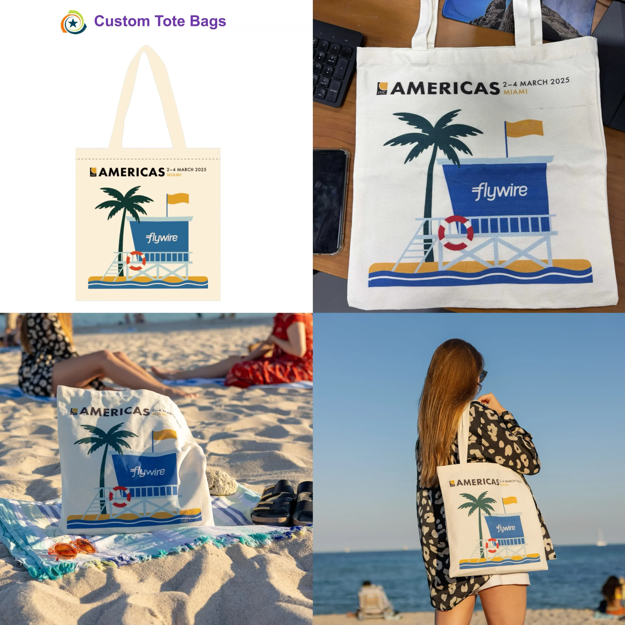 Custom Tote Bags for Global Conferences
