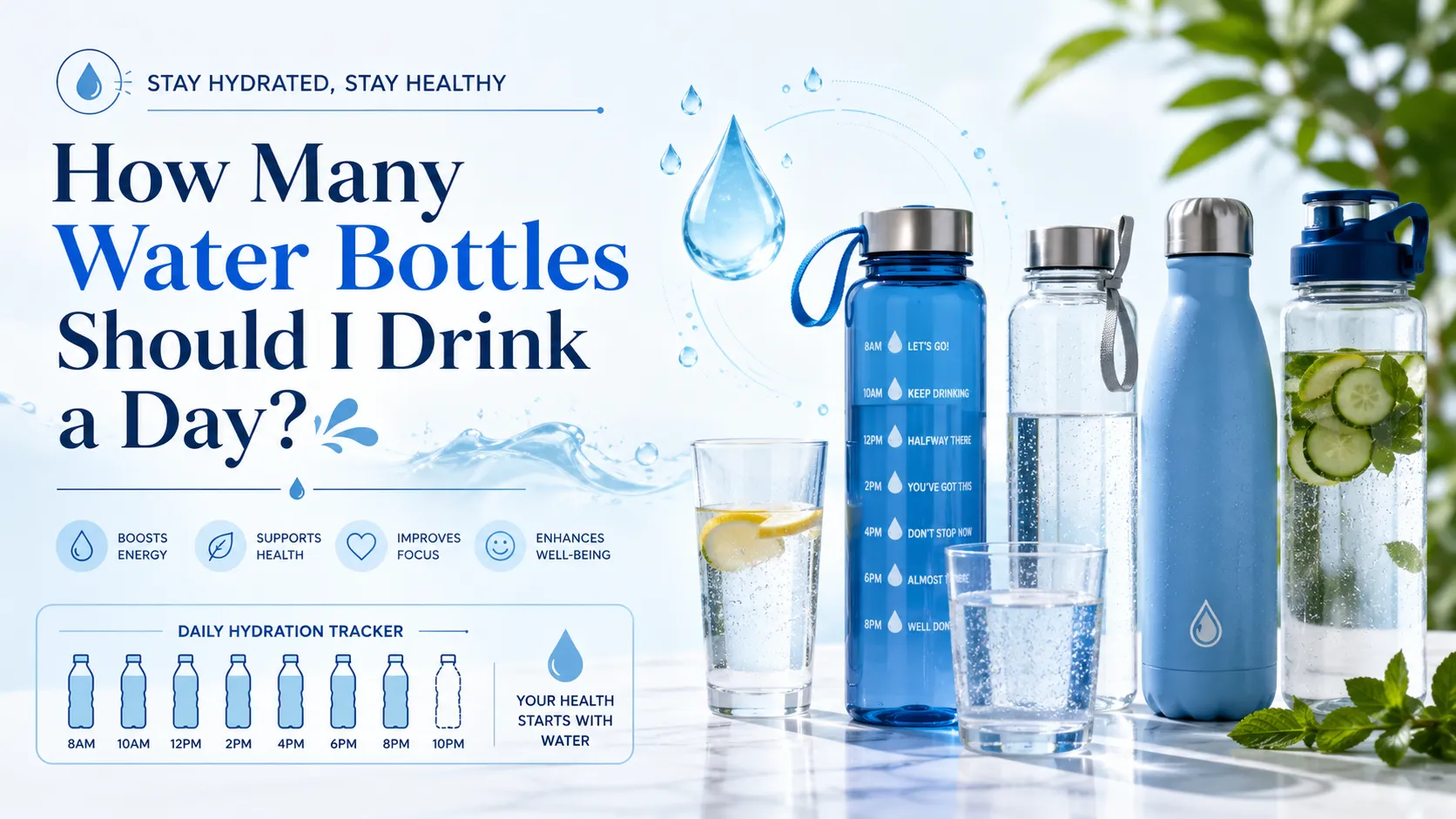 How Many Water Bottles Should I Drink a Day